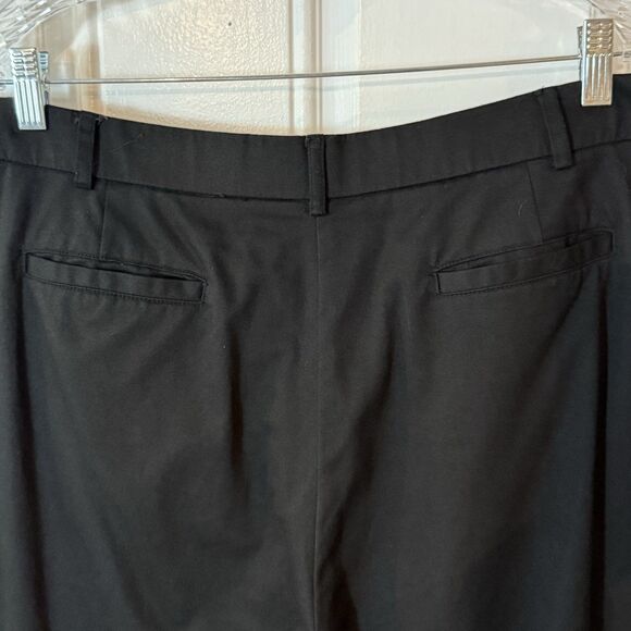 SAG HARBOR STRETCH Dress Career Pants Black Stretch woman's 16P Short - Picture 6 of 16